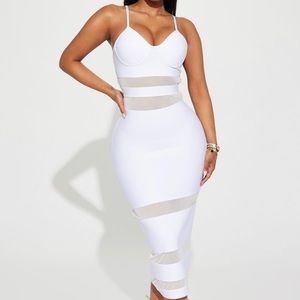 White Bandaged Midi Dress! BRAND NEW ‼️